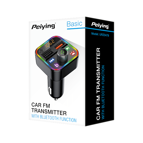 TRANSMITER SAMOCHODOWY FM BT PEIYING URZ0479
