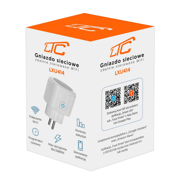 GNIAZDO WiFi TUYA LTC LXU414