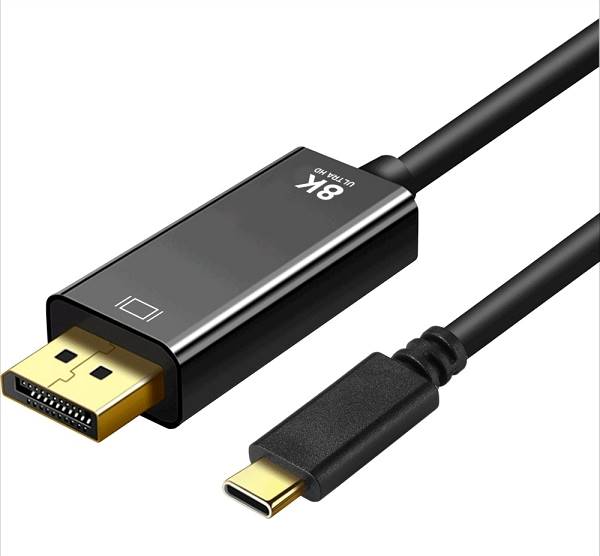 KABEL DISPLAYPORT 1.4 - USB C 1.8M ART OEM-C5
