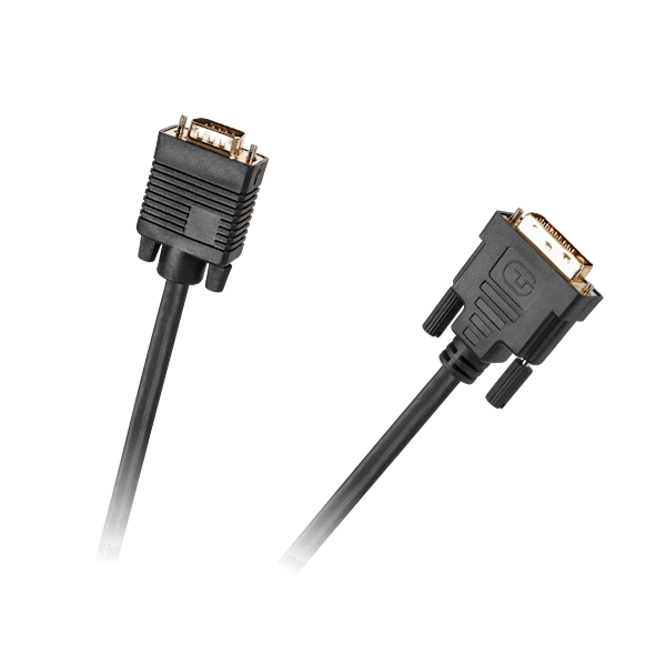 KABEL DVI (24+1) - VGA (15pin) 1,5M CABLETECH