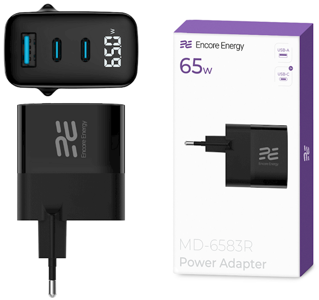 ŁADOWARKA ENCORE ENERGY GaN MD-6583R 65W