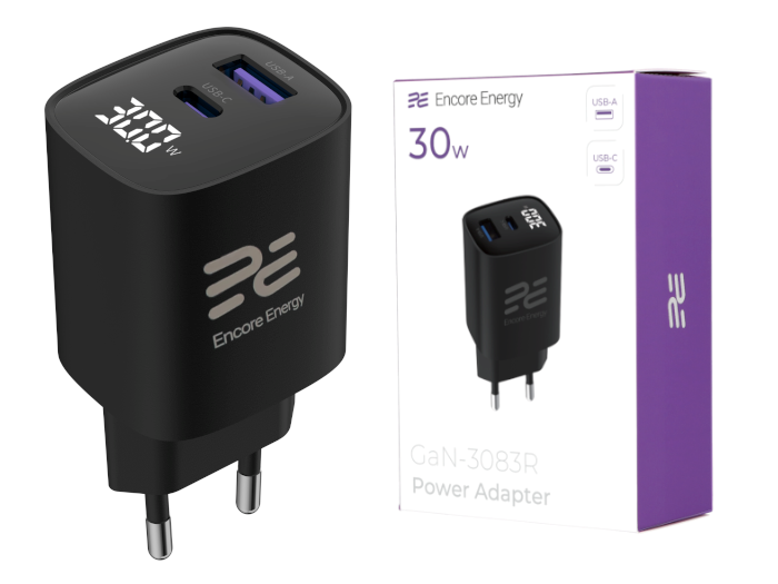 ŁADOWARKA ENCORE ENERGY GaN-3083R 30W