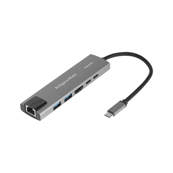 ADAPTER USB C NA HDMI/2xUSB3.0/2xUSB C/RJ45 K&M