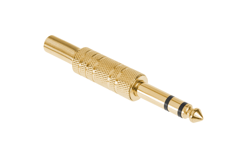 WTYK JACK 6,3 STEREO ZŁOTY