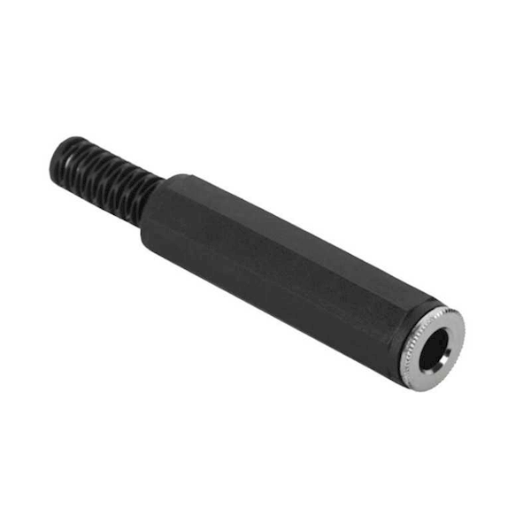 GNIAZDO JACK 6.3 PLASTIKOWY STEREO