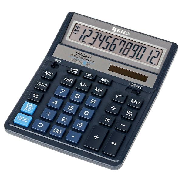 KALKULATOR ELEVEN SDC-888X-BK