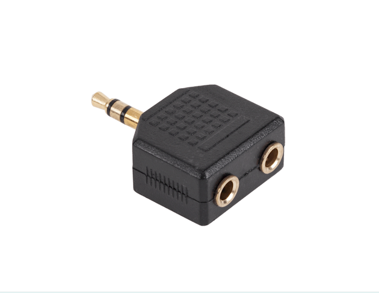 ZŁĄCZE 2x GN.JACK 3.5 - WT.JACK 3.5