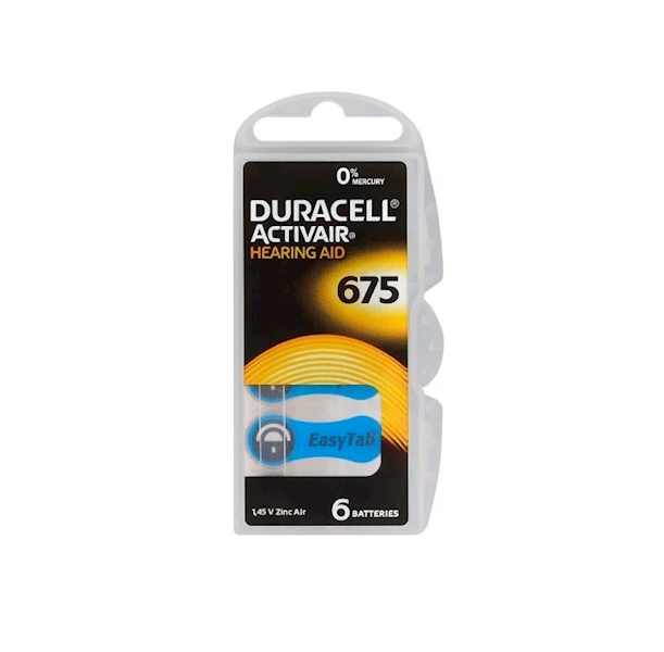 BATERIA SŁUCHOWA DURACELL 675