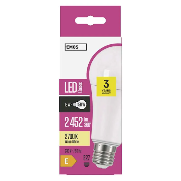 ŻARÓWKA LED EMOS E27 19W