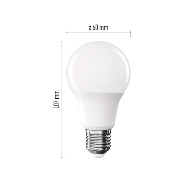 ŻARÓWKA LED EMOS E27 7W KULKA ZQ5E41 2700K