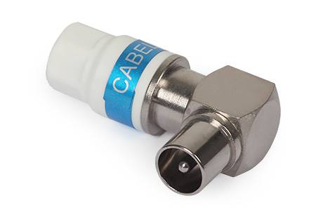 WTYK KĄTOWY TV IEC RG-6 Triset-113