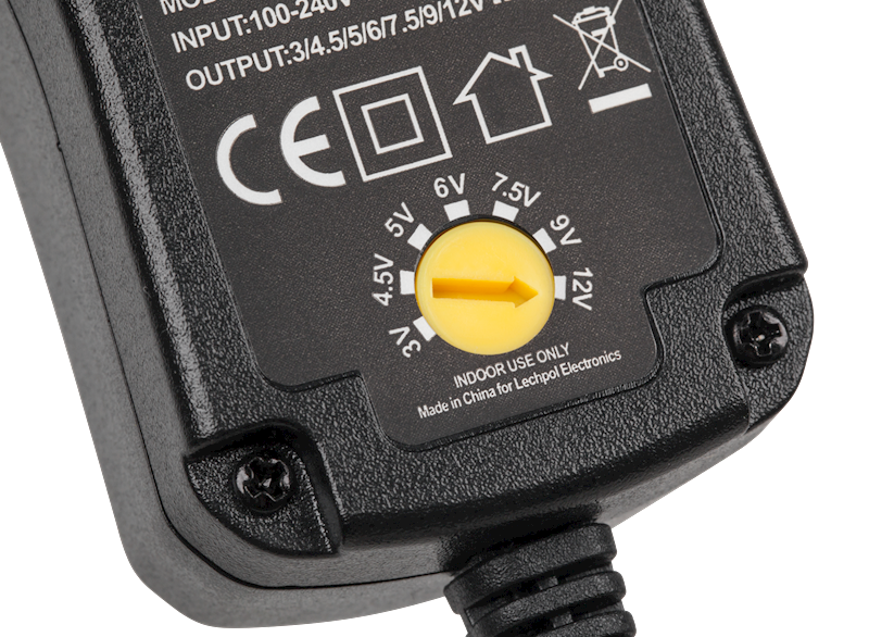 ZASILACZ UNIWERSALNY REBEL 12V 1000mA URZ1187A