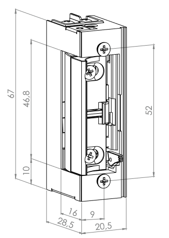 ELEKTROZACZEP SYMETR.KENIK Z PAMIĘCIĄ KG-ES04P
