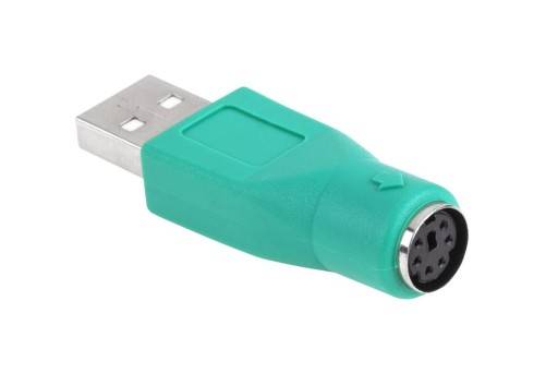 PRZEJŚCIÓWKA WTYK USB - GNIAZDO PS2