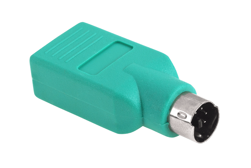 PRZEJŚCIÓWKA WTYK PS2 - GNIAZDO USB