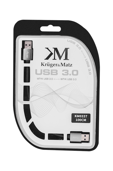 KABEL USB 3.0 WTYK - WTYK 1M KRUGER&MATZ KM0337