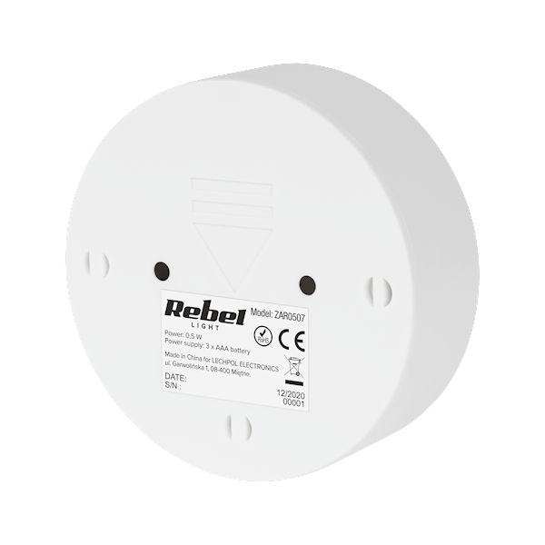 LAMPKA NOCNA Z SENSOREM RUCHU REBEL ZAR0507