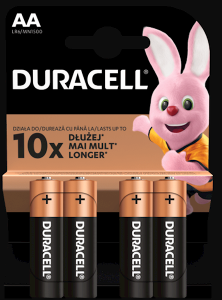 BATERIA DURACELL AA/LR6 1,5V ALKAICZNA