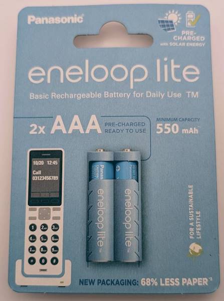 AKUMULATOR ENELOOP LITE AAA 550mAh 1,2V
