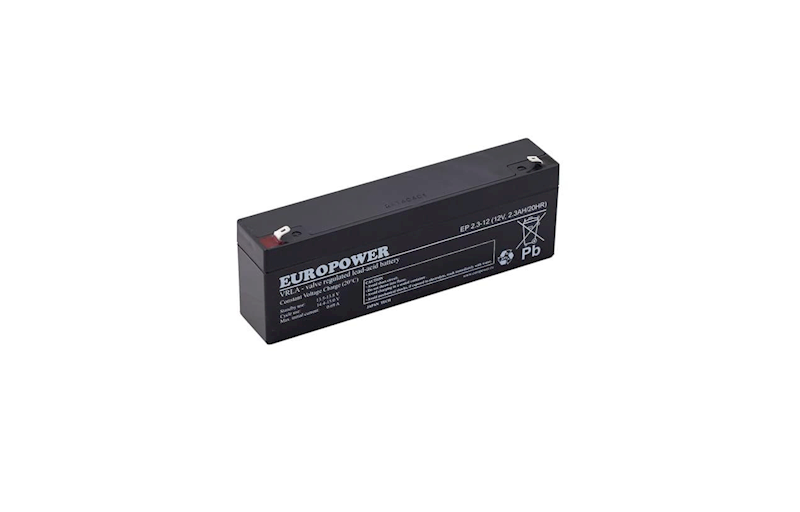 AKUMULATOR AGM EUROPOWER 12V 2.3Ah