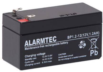 AKUMULATOR ALARMTEC 12V 1,2Ah