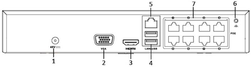 REJESTRATOR IP HiLook HIKVISION NVR-8CH-4MP/8P