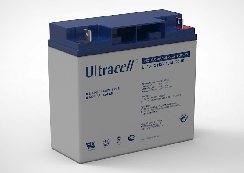 AKUMULATOR AGM ULTRACELL UL18-12 12V 18Ah