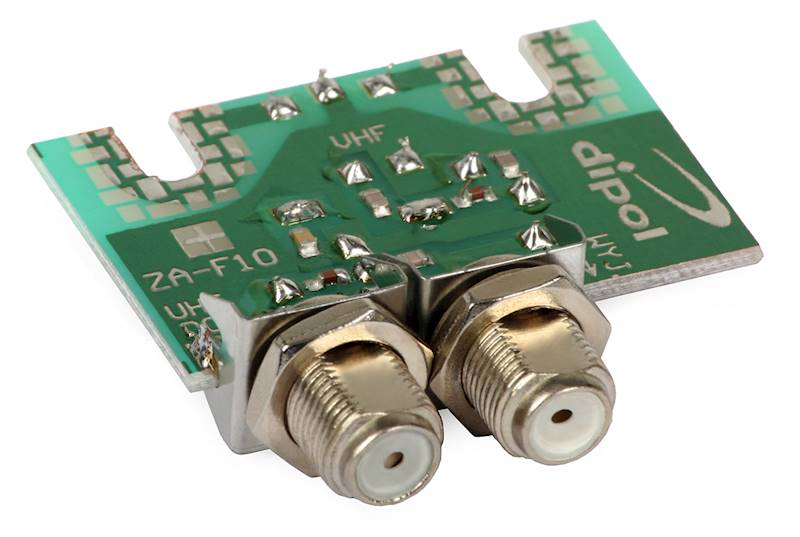 ZWROTNICA ANT. DOPUSZKOWA ZA-F10 VHF + UHF