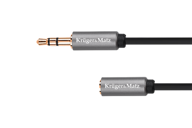 KABEL PRZEDŁUŻAJĄCY JACK  KRUGER&MATZ 1M KM1229