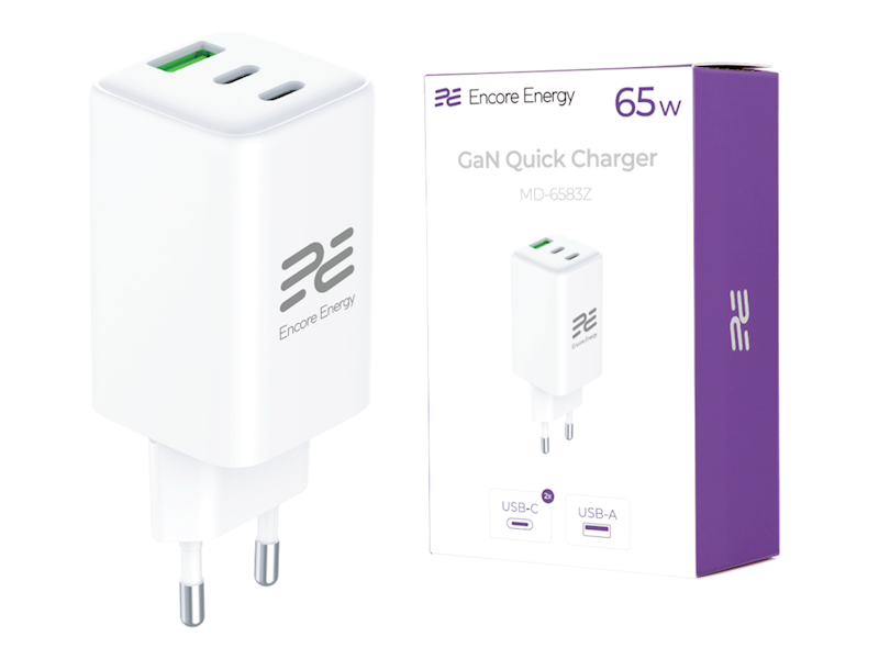 ŁADOWARKA ENCORE ENERGY GaN 65W MD-6583Z