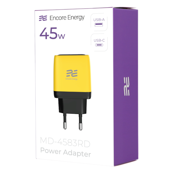ŁADOWARKA ENCORE ENERGY GaN 45W MD-4583RD