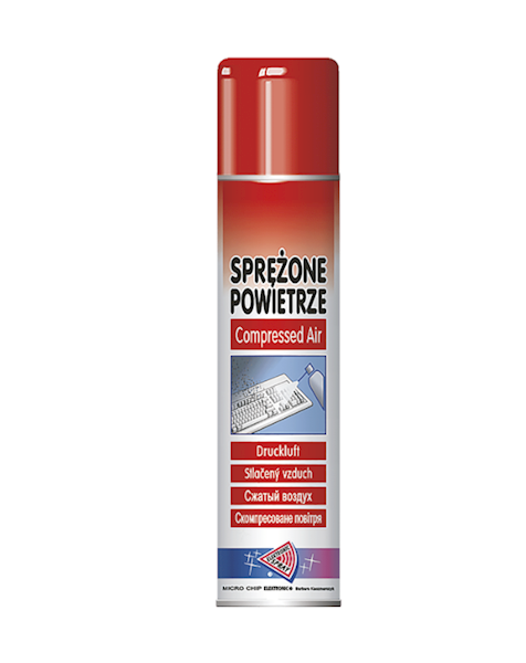 SPRĘŻONE POWIETRZE 600ml MICROCHIP