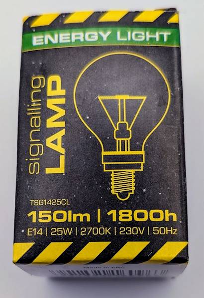ŻARÓWKA ENERGY LIGHT E14 25W KULKA