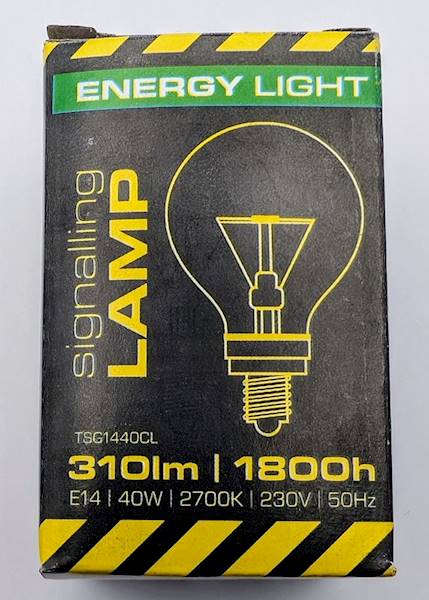 ŻARÓWKA ENERGY LIGHT E14 40W KULKA