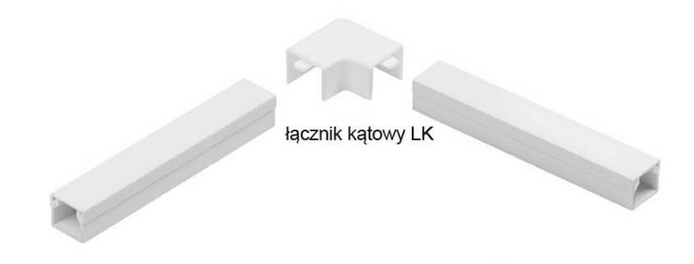 ŁĄCZNIK KĄTOWY DO LISTW ELEKTROINSATALACYJNY