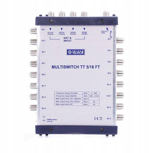 MULTISWITCH TELMOR 5/16 KOŃCOWY