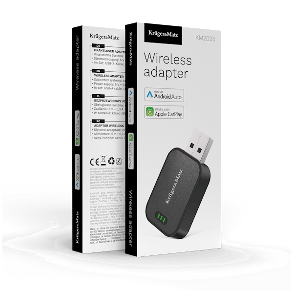 ADAPTER BEZPRZEWODOWY CarPlay KRUGER&MATZ KM2025