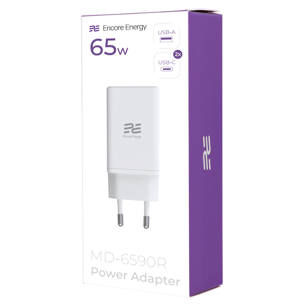 ŁADOWARKA ENCORE ENERGY GaN 65W MD-6590R