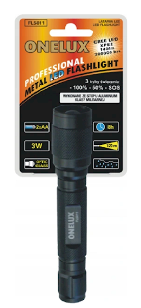 LATARKA ONELUX FL5011 LED CREE 3W/2*AA/40