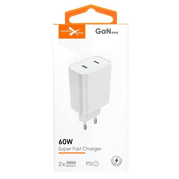 ŁADOWARKA SIECIOWA EXTREME STYLE 60W ŁAD000349