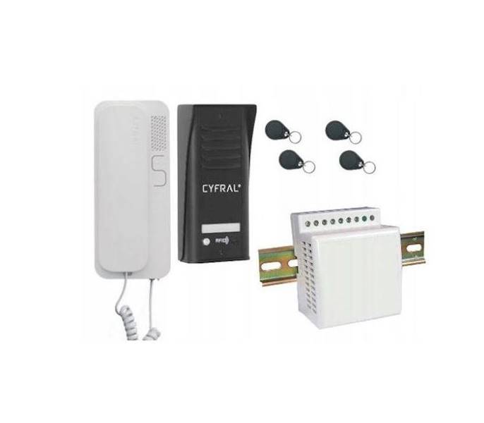 DOMOFON CYFRAL COSMO R1 1-lokatorski CZARNY