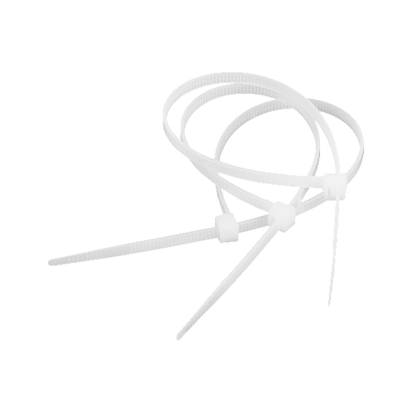 OPASKA ZACISKOWA 3.6MM/20CM BIAŁA