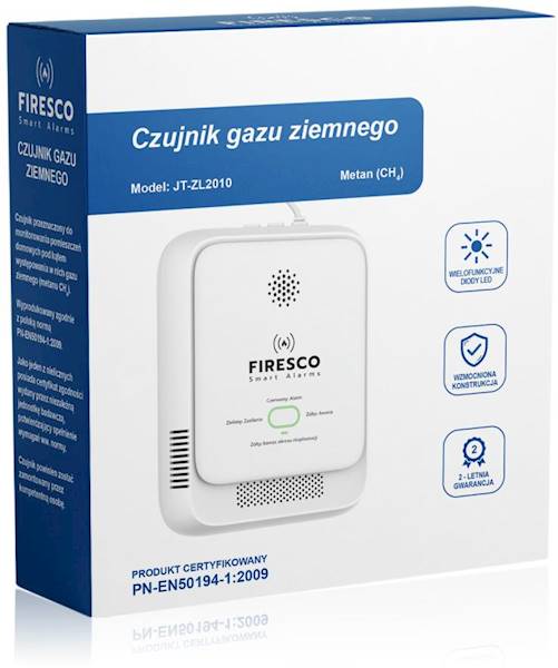 CZUJNIK GAZU ZIEMNEGO FIRESCO JT-ZL2010