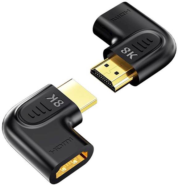 ADAPTER UNITEK HDMI KĄTOWY PŁASKI