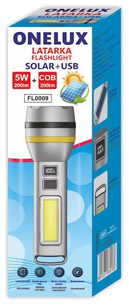LATARKA SOLARNA ONELUX FL0009 5W