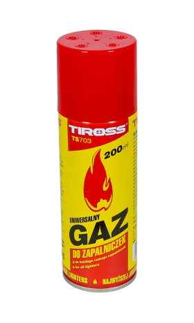 GAZ DO ZAPALNICZEK TIROSS 200ml TS-703