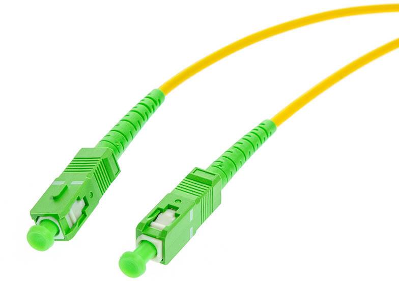 PATCHCORD ŚWIATŁOWODOWY SM SC/APC SIMPLEX 2M