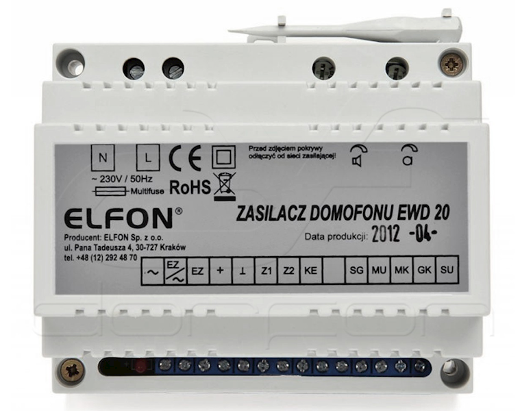 ZASILACZ DOMOFONOWY EWD-10/20