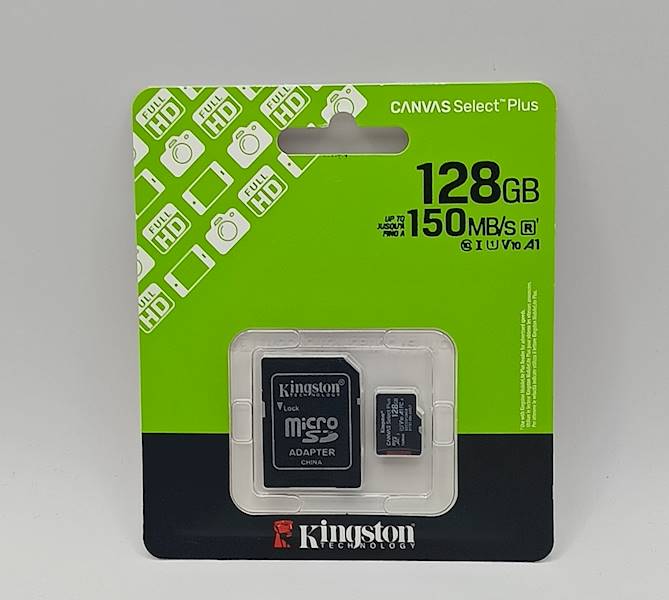 KARTA MICRO SD KINGSTON 128GB CANVAS V10 UHS-I