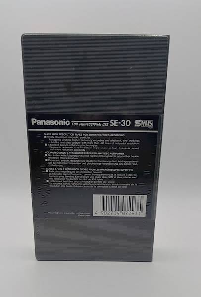 KASETA VIDEO PANASONIC SE-30 EM SVHS